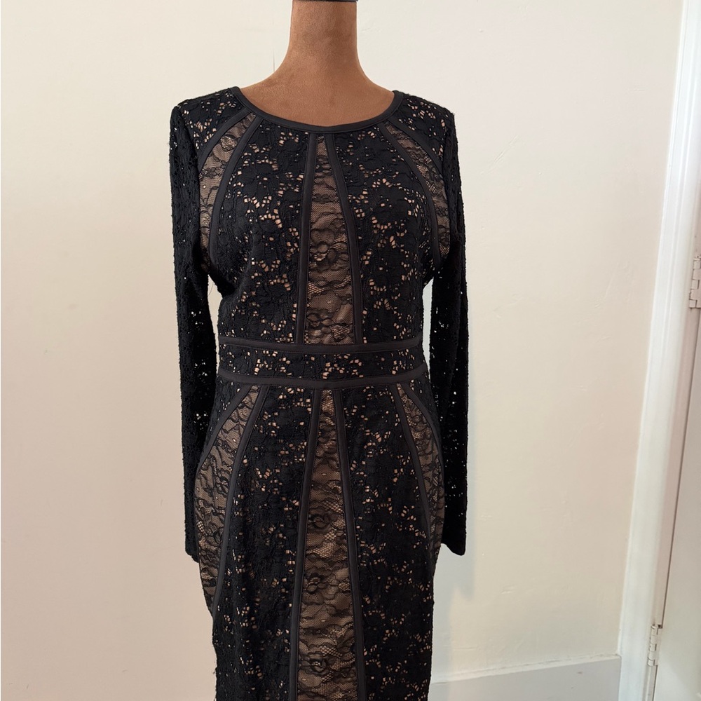 Elegant Black Lace Dress